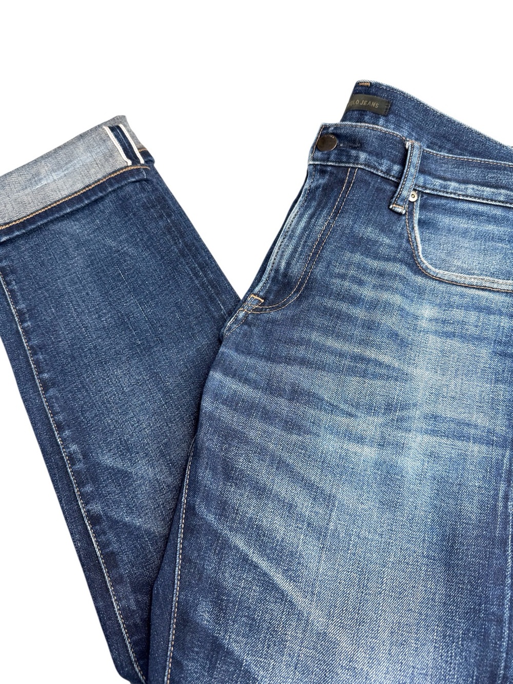 Men’s 31x32 Uniqlo Selvedge Jeans Slim Straight Low Rise Japanese Denim Kaihara